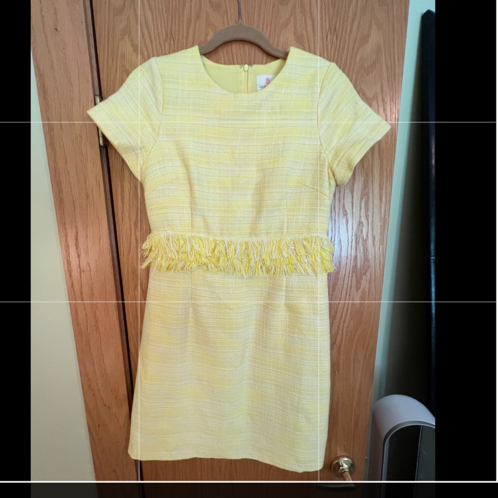 Julie Brown Yellow Dress (Size - 4)